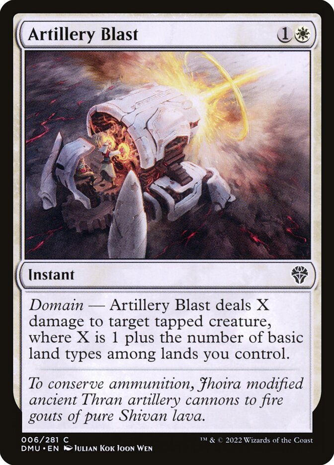 Artillery Blast 6/281 (Dominaria United) 
