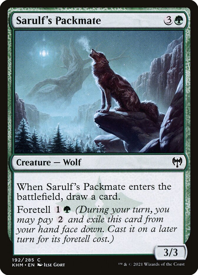 Sarulf's Packmate 192/285 (Kaldheim) 