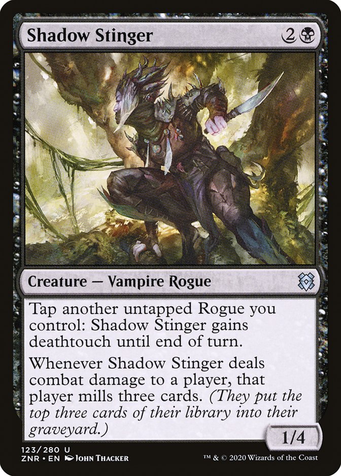 Shadow Stinger 123/280 (Zendikar Rising)  - Foil