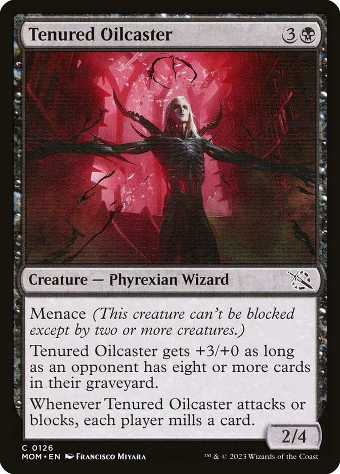 Tenured Oilcaster 126/291 (March of the Machine)  - Foil