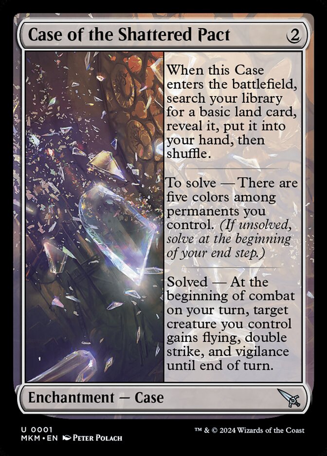 Case of the Shattered Pact 1 (Murders at Karlov Manor)  - Foil