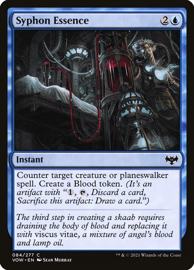 Syphon Essence 84/277 (Innistrad: Crimson Vow)  - Foil