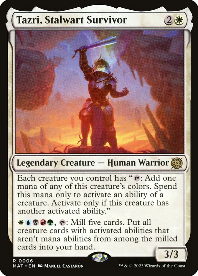 Tazri, Stalwart Survivor 6/50 (March of the Machine: The Aftermath) 