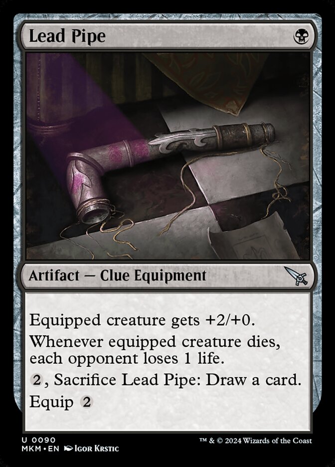 Lead Pipe 90/286 (Murders at Karlov Manor)  - Foil
