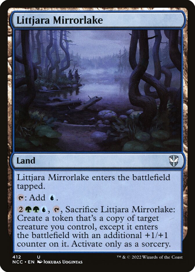 Littjara Mirrorlake 412 (Commander: Streets of New Capenna) 
