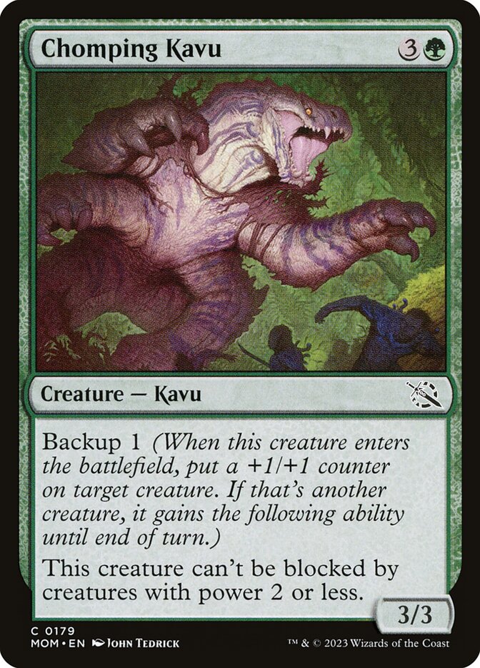 Chomping Kavu 179/291 (March of the Machine)  - Foil