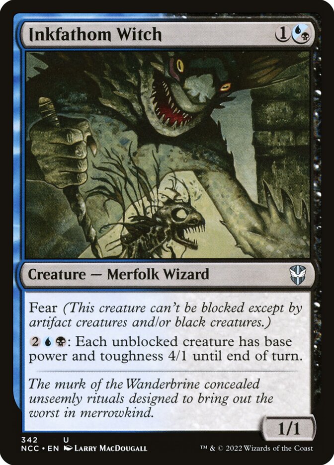Inkfathom Witch 342 (Commander: Streets of New Capenna) 