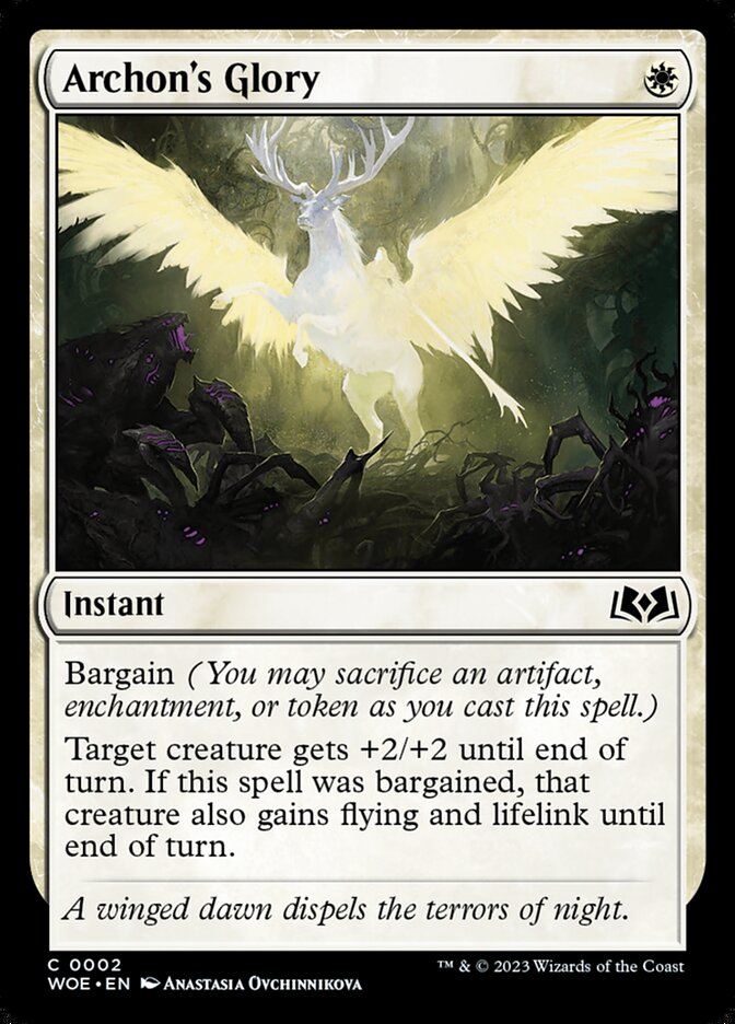 Archon's Glory 2/276 (Wilds of Eldraine)  - Foil