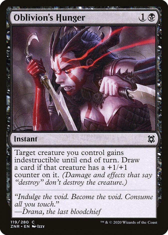 Oblivion's Hunger 119/280 (Zendikar Rising)  - Foil