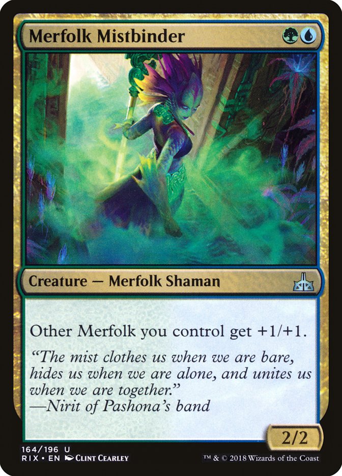 Merfolk Mistbinder 164 (Rivals of Ixalan) 
