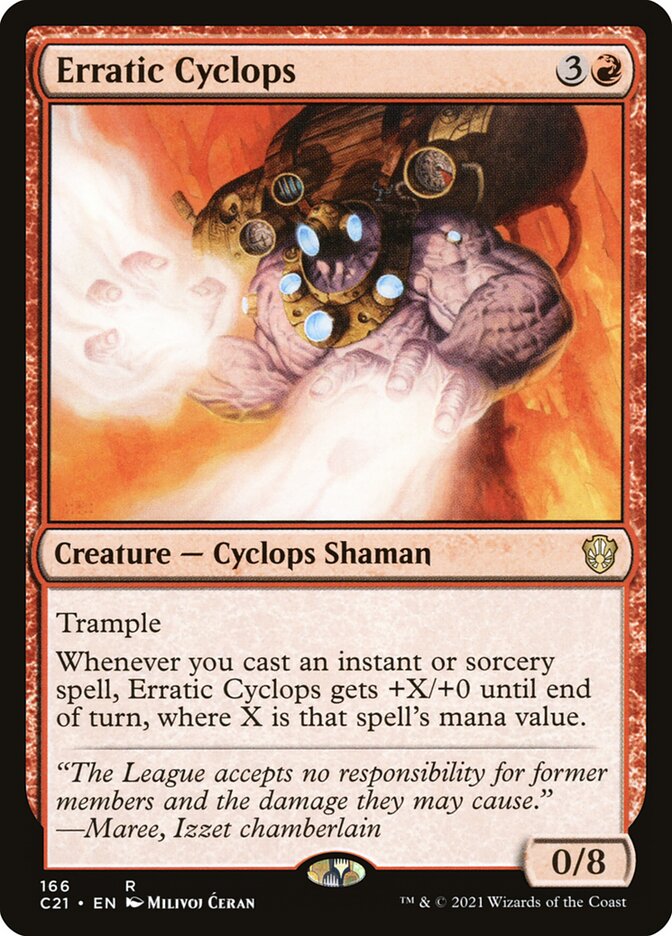 Erratic Cyclops 166 (Commander 2021) 