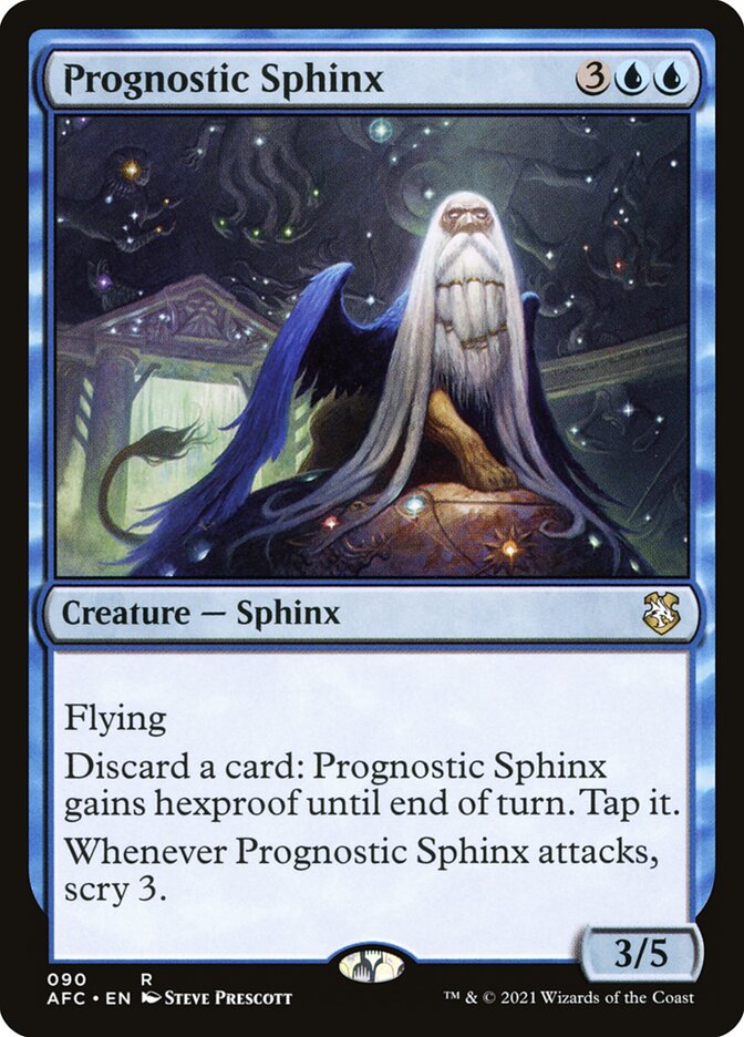 Prognostic Sphinx 90/62 (Commander: Adventures in the Forgotten Realms) 