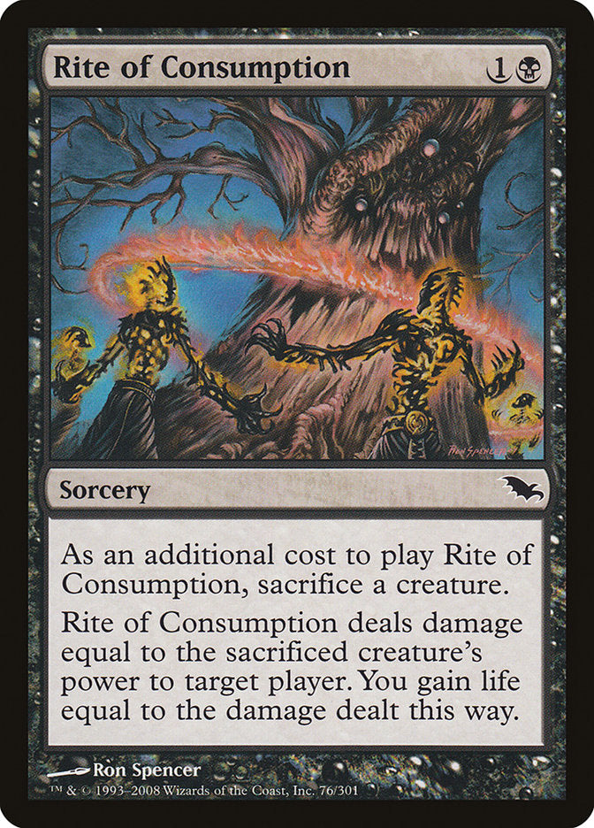 Rite of Consumption 76/301 (Shadowmoor) 