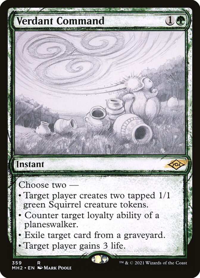 Verdant Command Showcase 359 (Modern Horizons 2)  - Foil