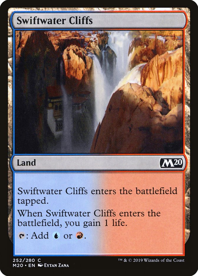 Swiftwater Cliffs 252/280 (Core Set 2020)  - Foil