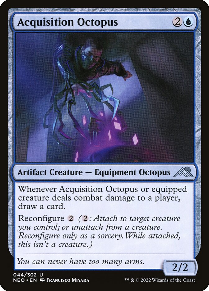Acquisition Octopus 44 (Kamigawa: Neon Dynasty) 