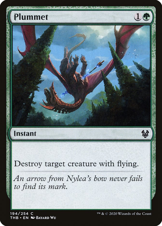 Plummet 194/254 (Theros Beyond Death)  - Foil