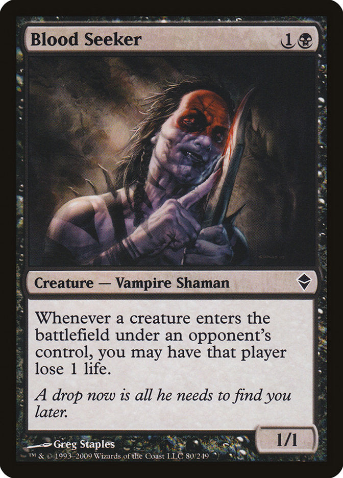 Blood Seeker 80 (Zendikar)  - Foil