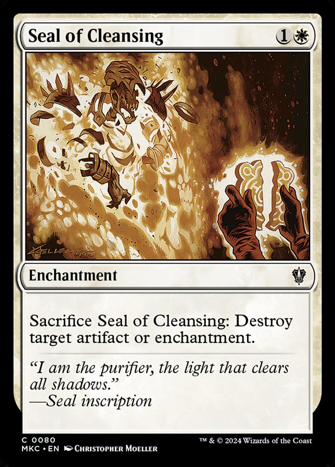 Seal of Cleansing 80/311 (Commander: Murders at Karlov Manor) 