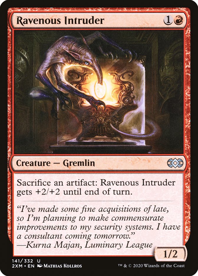 Ravenous Intruder 141/332 (Double Masters)  - Foil