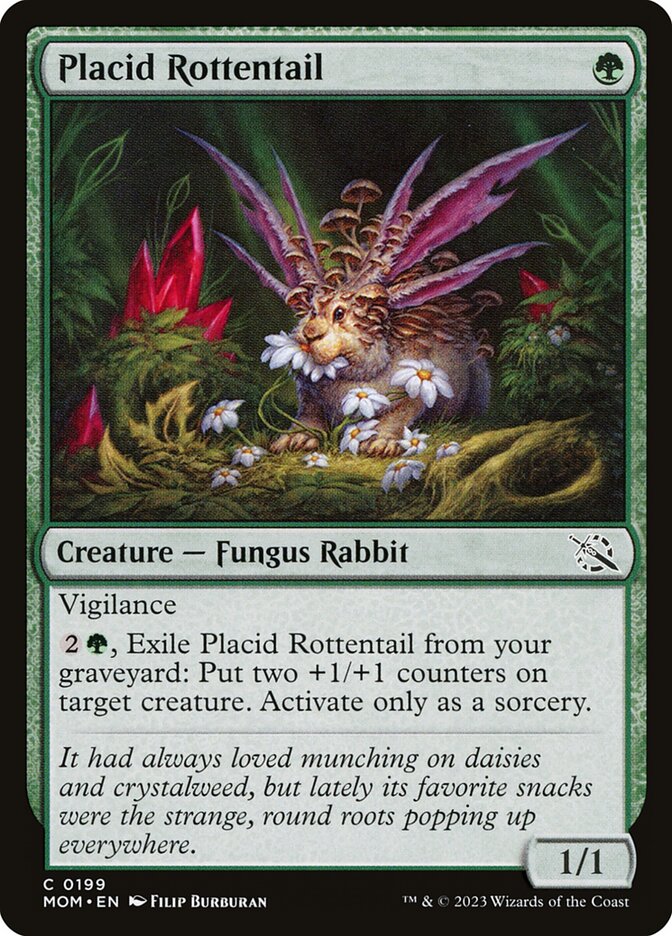 Placid Rottentail 199/291 (March of the Machine)  - Foil