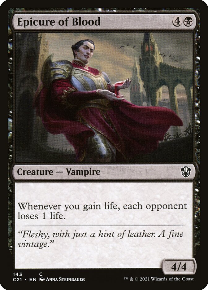 Epicure of Blood 143 (Commander 2021) 