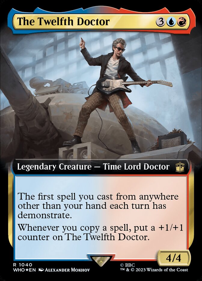 The Twelfth Doctor 1040/331 (Universes Beyond: Doctor Who)  - Extended Art Surge Foil