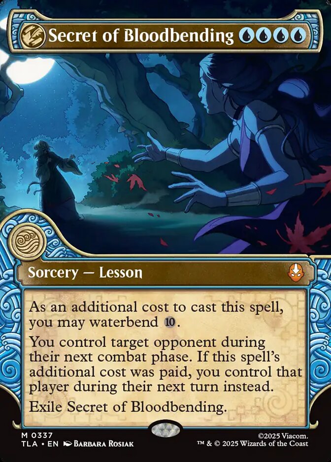 Secret of Bloodbending 337 (Avatar: The Last Airbender)  - Showcase Foil