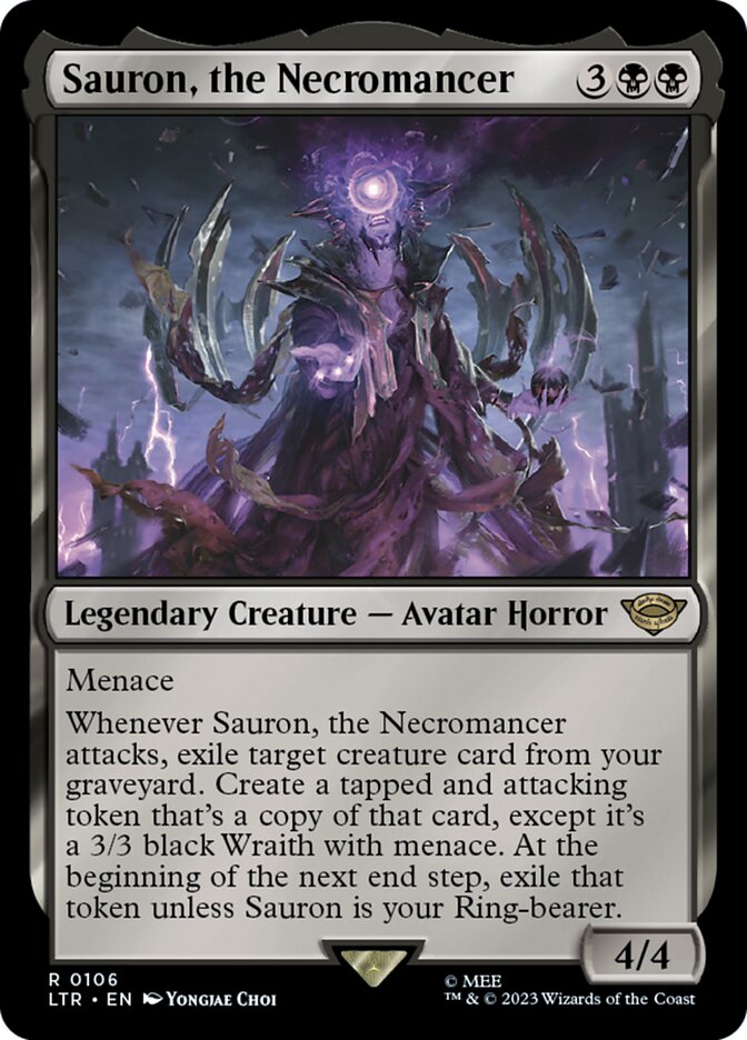 Sauron, the Necromancer 106 (Universes Beyond: The Lord of the Rings: Tales of Middle-earth) 