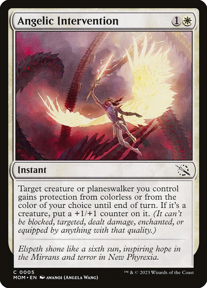 Angelic Intervention 5/291 (March of the Machine)  - Foil