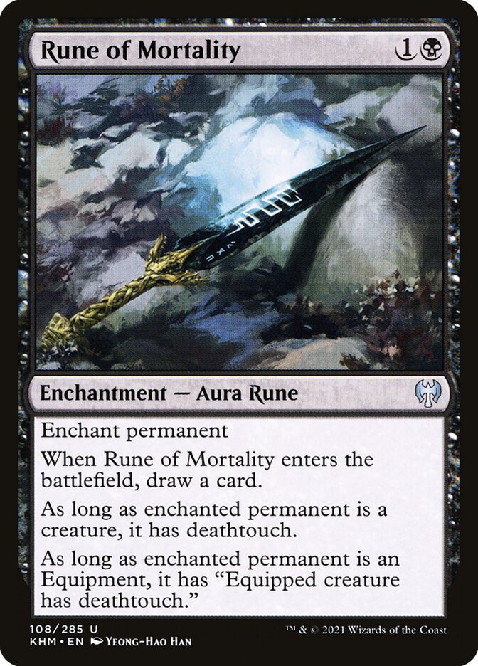 Rune of Mortality 108 (Kaldheim) 