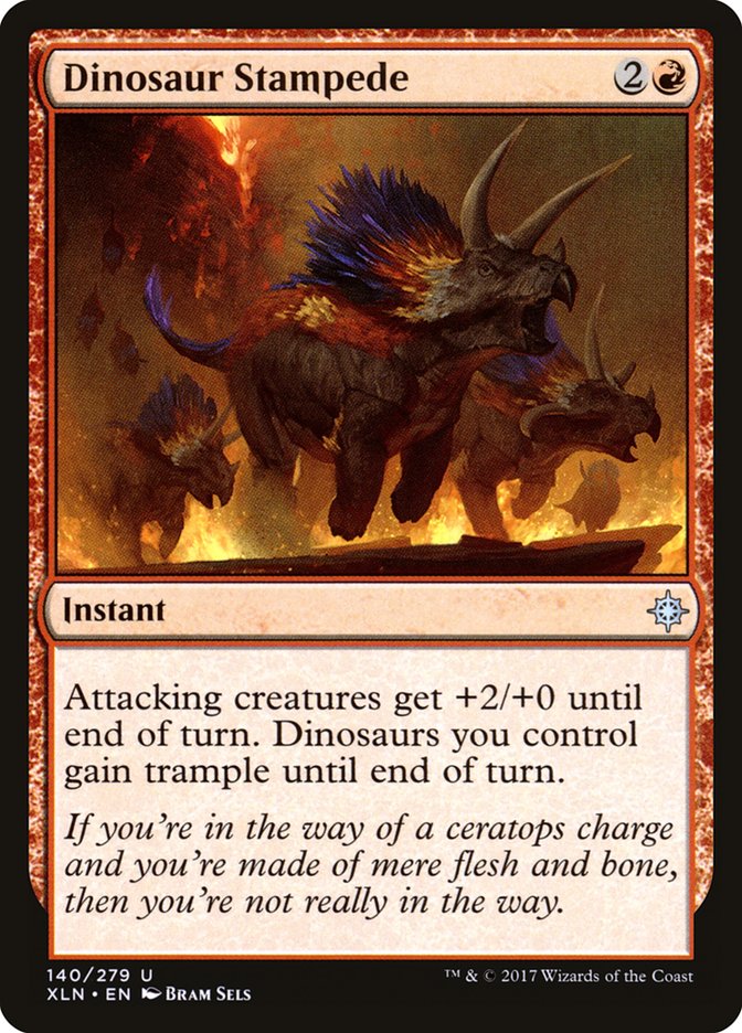 Dinosaur Stampede 140/279 (Ixalan) 