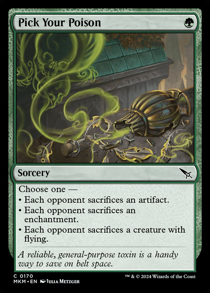Pick Your Poison 170/286 (Murders at Karlov Manor)  - Foil