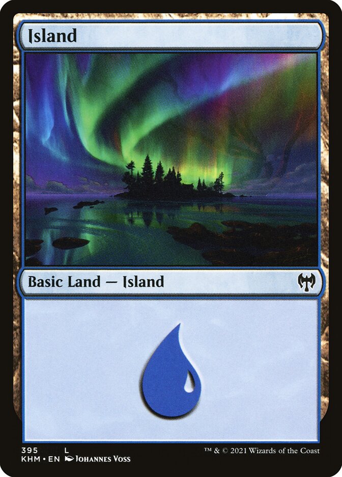 Island 395 (Kaldheim)  - Foil