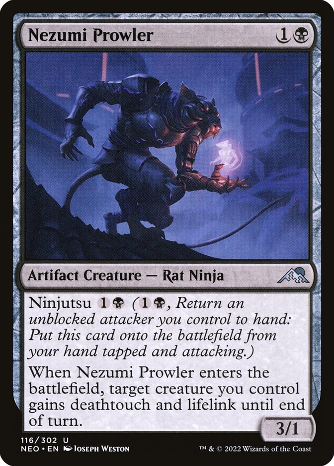 Nezumi Prowler 116/302 (Kamigawa: Neon Dynasty) 