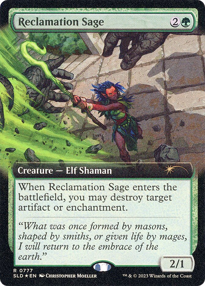 Reclamation Sage 777 (Secret Lair Drop Series)  - Extended Art Foil
