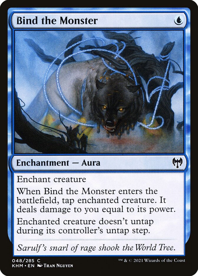 Bind the Monster 48 (Kaldheim)  - Foil