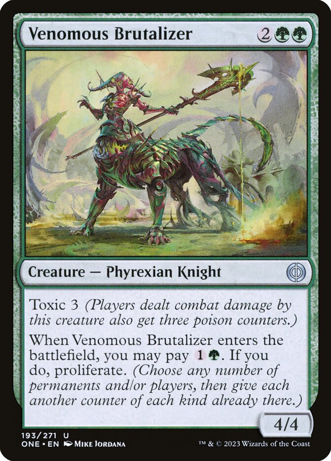 Venomous Brutalizer 193 (Phyrexia: All Will Be One)  - Foil