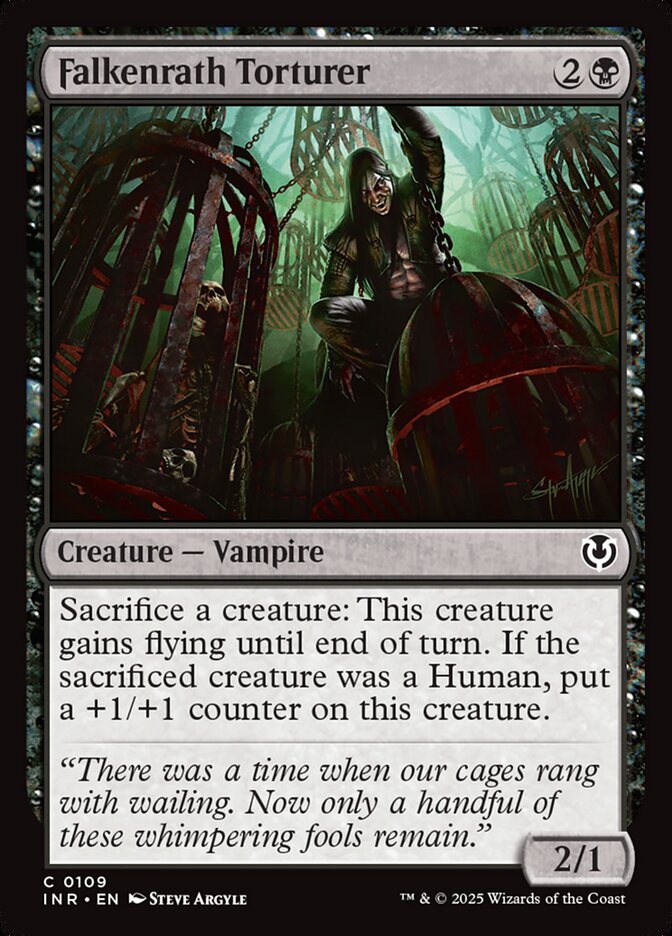 Falkenrath Torturer 109/287 (Innistrad Remastered)  - Foil