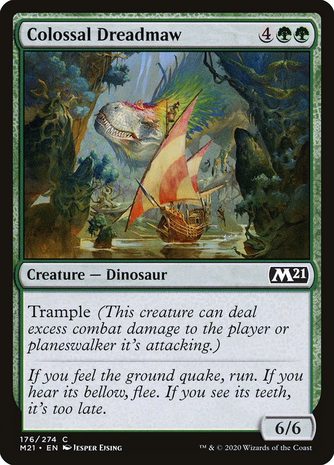 Colossal Dreadmaw 176 (Core Set 2021) 