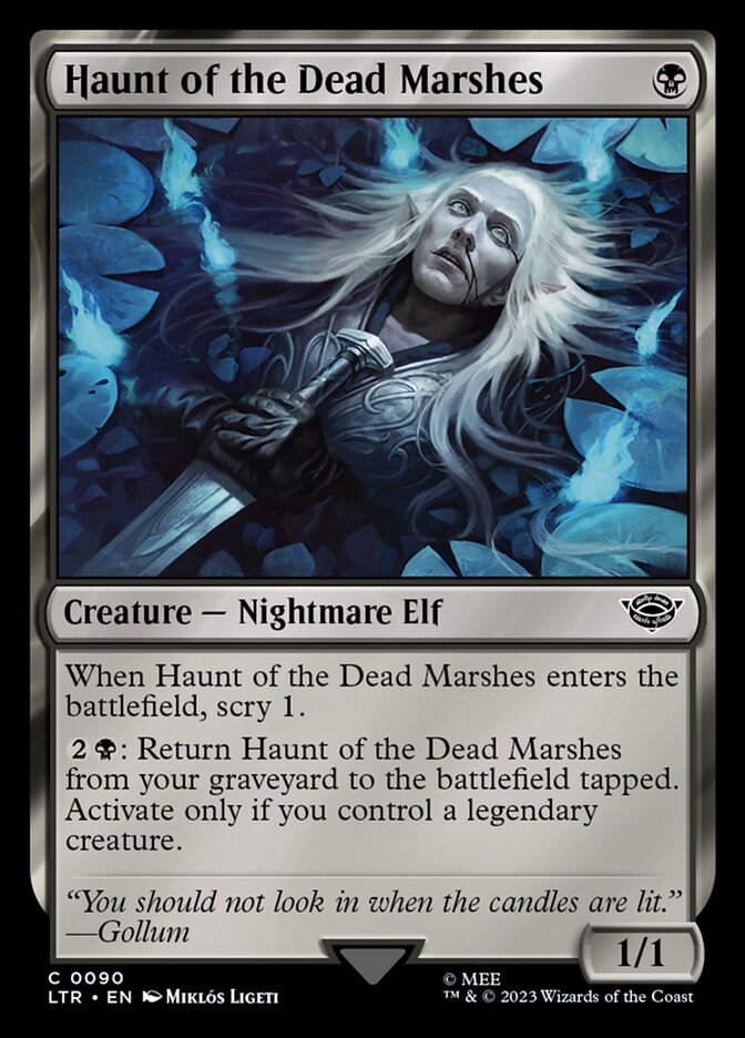 Haunt of the Dead Marshes 90 (Universes Beyond: The Lord of the Rings: Tales of Middle-earth)  - Foil