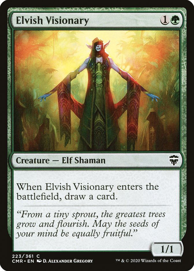 Elvish Visionary 223 (Commander Legends) 