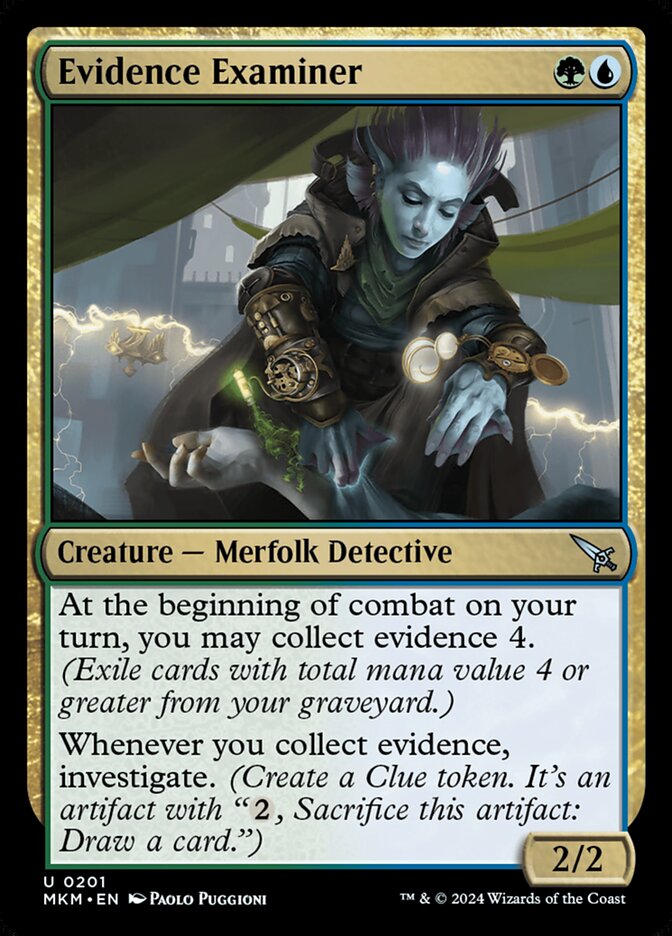 Evidence Examiner 201 (Murders at Karlov Manor)  - Foil