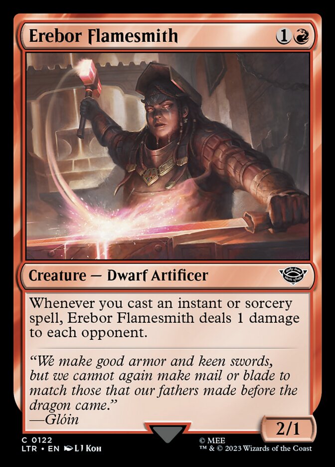 Erebor Flamesmith 122 (Universes Beyond: The Lord of the Rings: Tales of Middle-earth)  - Foil