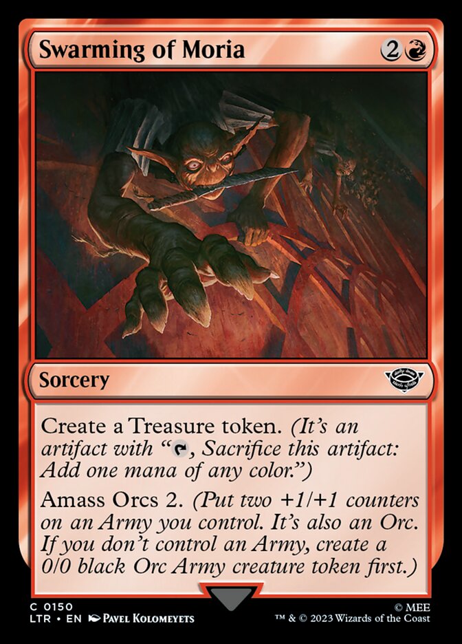 Swarming of Moria 150 (Universes Beyond: The Lord of the Rings: Tales of Middle-earth)  - Foil