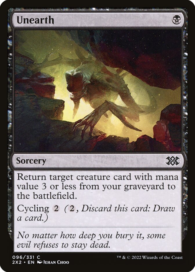 Unearth 96/331 (Double Masters 2022)  - Foil