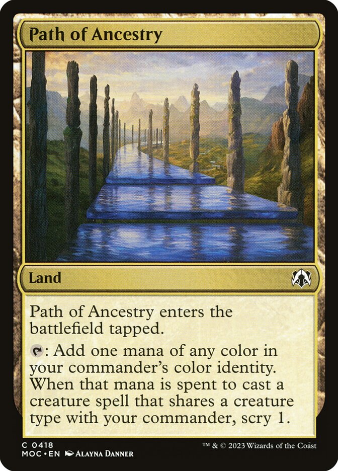 Path of Ancestry 418/444 (Commander: March of the Machine) 