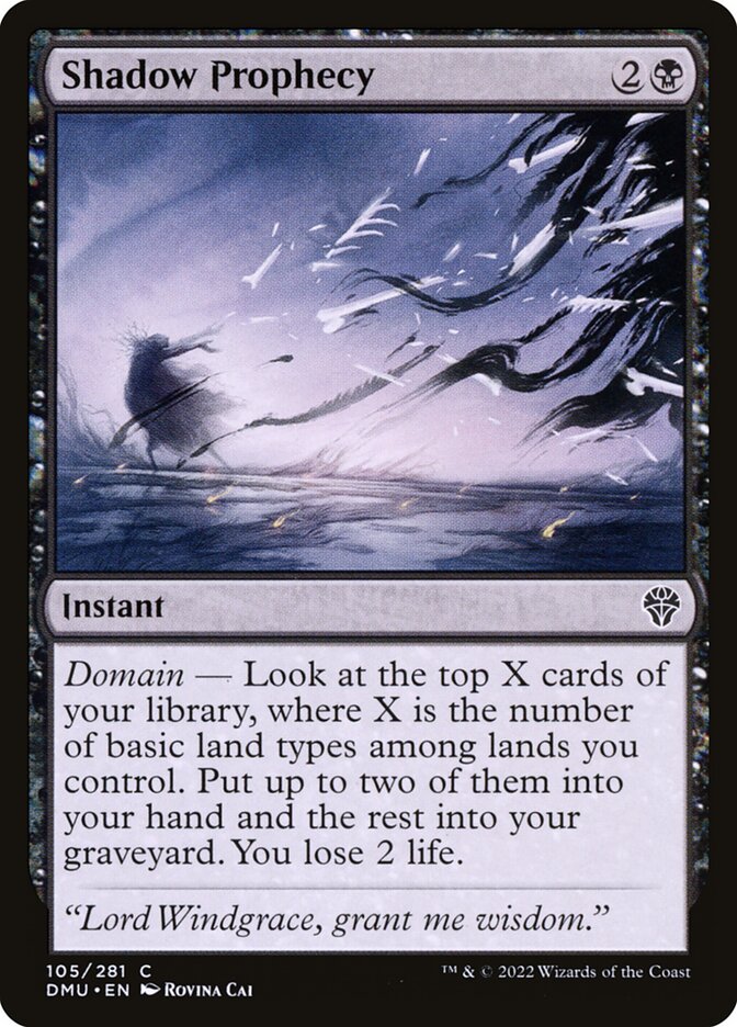Shadow Prophecy 105/281 (Dominaria United)  - Foil