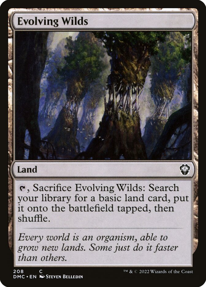 Evolving Wilds 208/50 (Commander: Dominaria United) 