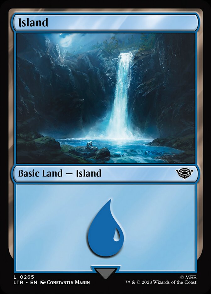 Island 265 (Universes Beyond: The Lord of the Rings: Tales of Middle-earth)  - Foil